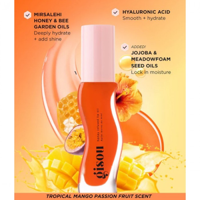 Honey Infused Lip Oil Mango Passion Punch By Gisou