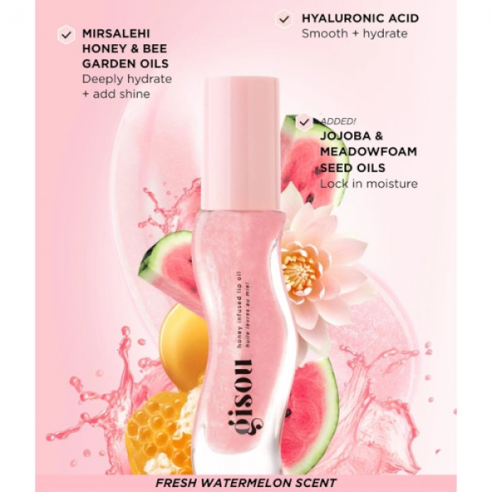 Honey Infused Lip Oil Watermelon Sugar By Gisou