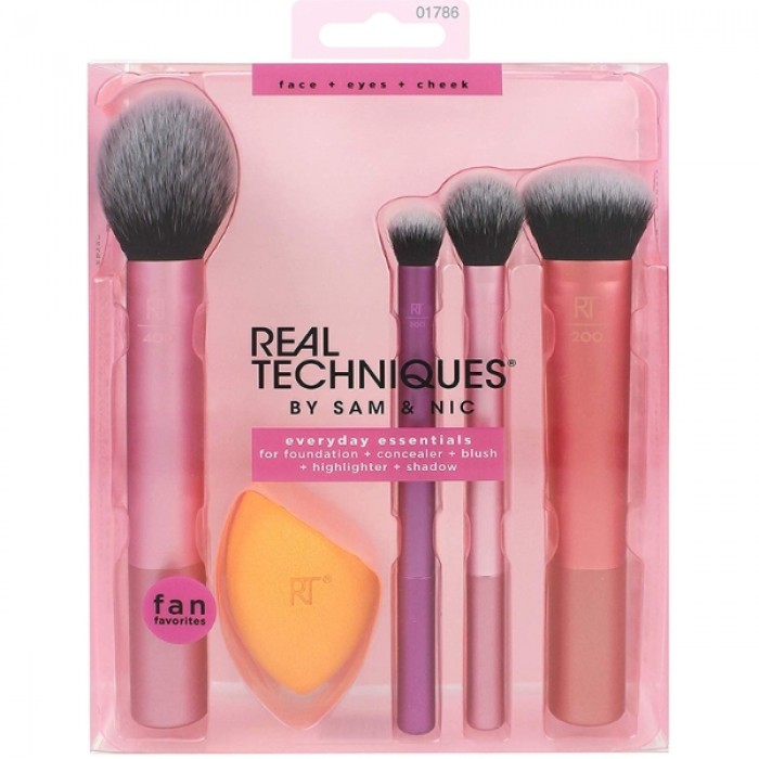 Real Techniqiues Brush Set Everyday Essentials Set