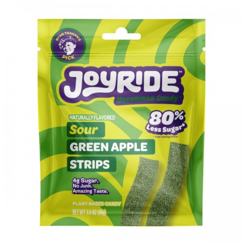 JOYRIDE Candy Strips Sour Green Apple