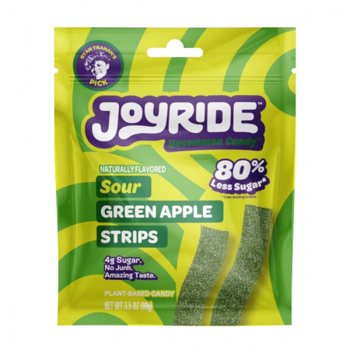 JOYRIDE Candy Strips Sour Green Apple