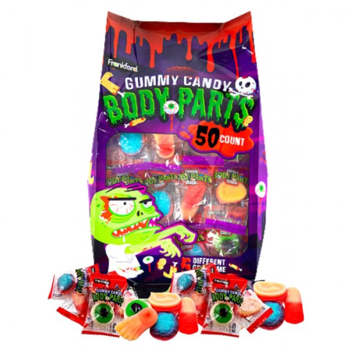 Halloween Candy Gummy Body Parts 50