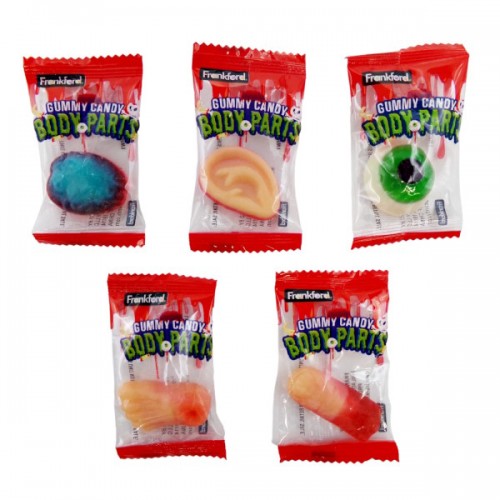 Halloween Candy Gummy Body Parts 50