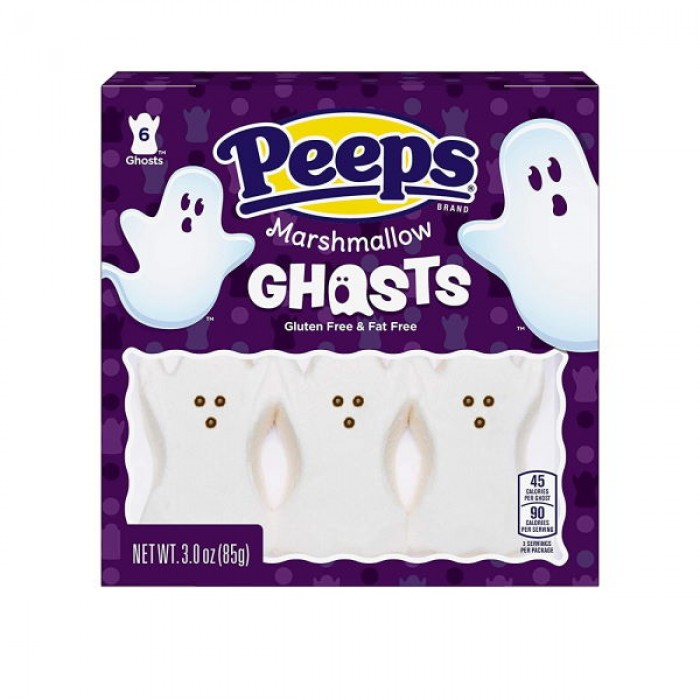 Halloween Candy Peeps Marshmallow Candy Ghosts (6 ct)