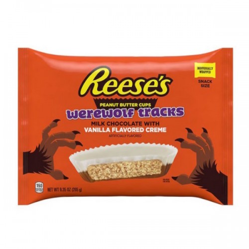 Halloween Chocolate Reeses Vanilla Werewolf Tracks