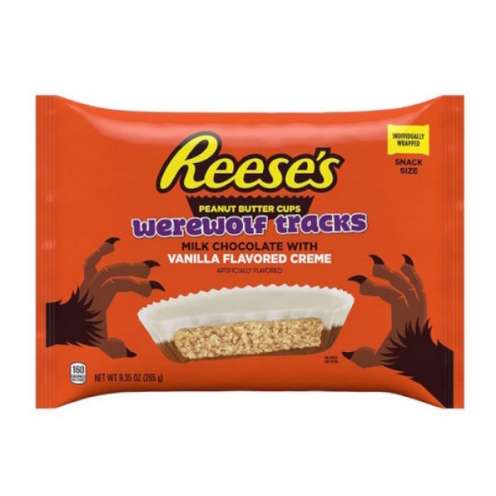 Halloween Chocolate Reeses Vanilla Werewolf Tracks