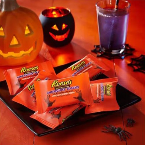 Halloween Chocolate Reeses Vanilla Werewolf Tracks