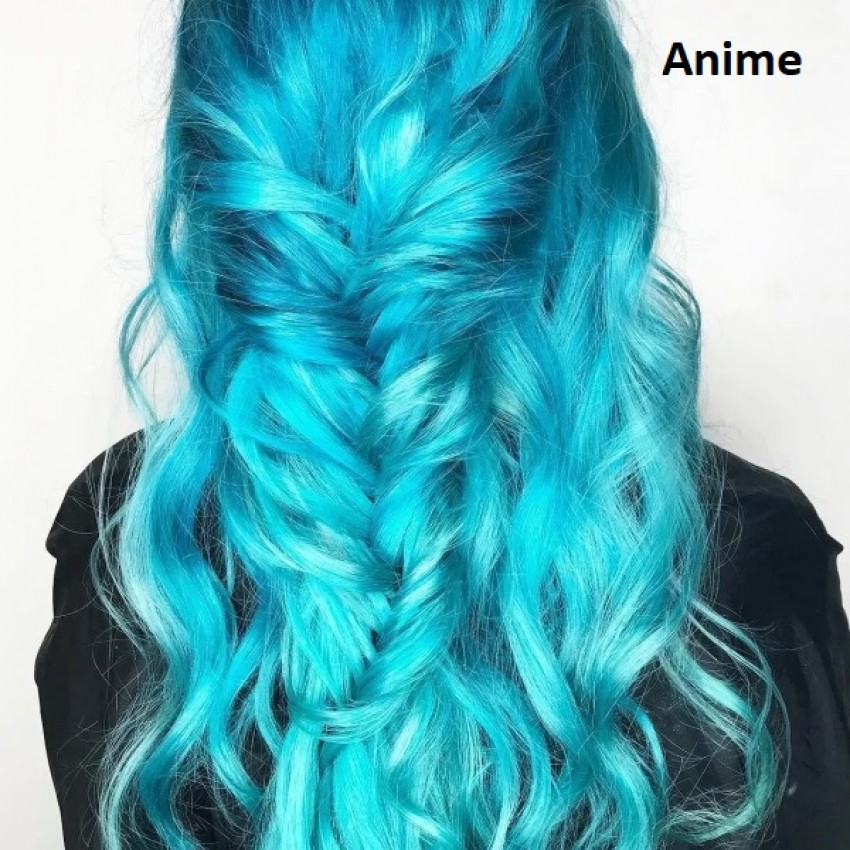 Help me get this color out! I bought Lime Crime Unicorn Hair in the color  Aesthetic. I mixed it with conditioner to tone it and only left it on for  15 minutes.